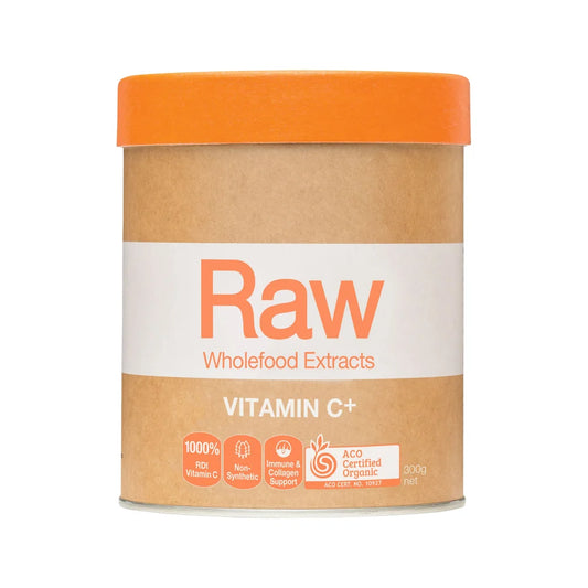 Amazonia Raw Wholefood Extracts Organic Vitamin C+ (Passionfruit Flavour)
