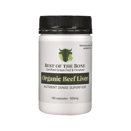 Best of the Bone Organic Beef Liver Nutrient Dense Superfood