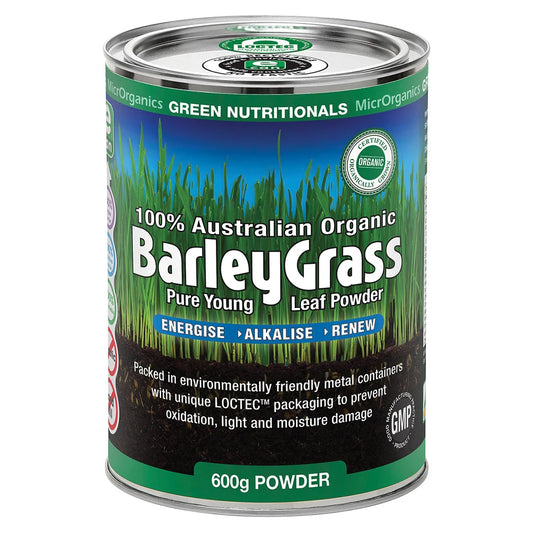 Green Nutritionals Organic Australian Barleygrass Powder