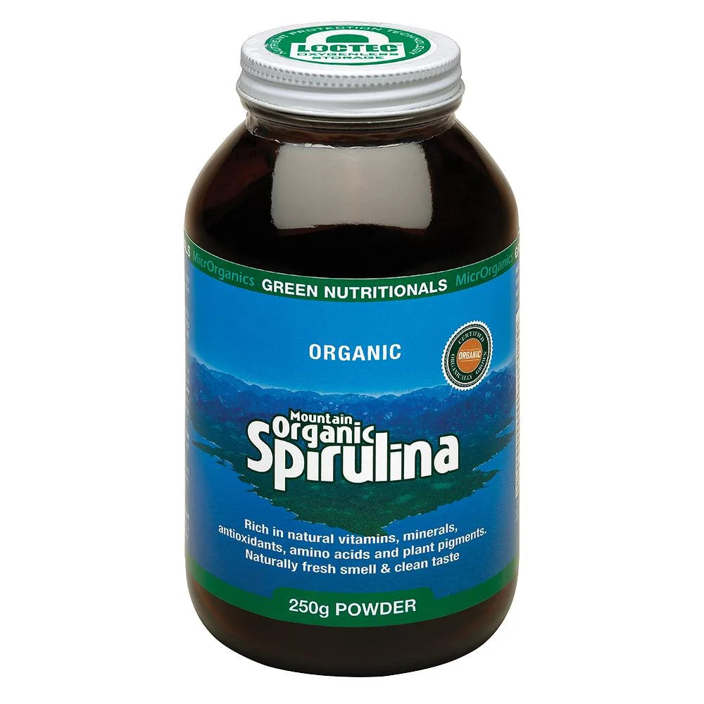 Green Nutritionals Organic Spirulina Mountain Powder