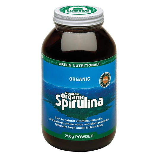 Green Nutritionals Organic Spirulina Mountain Powder