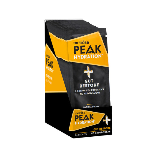 Melrose Peak Hydration + Gut Restore Tropical Sachet 7g x 20 Display