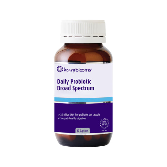Henry Blooms Probiotic Daily Broad Spectrum 60vc