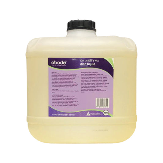 Abode Dish Liquid Concentrate Wild Lavender & Mint 15L