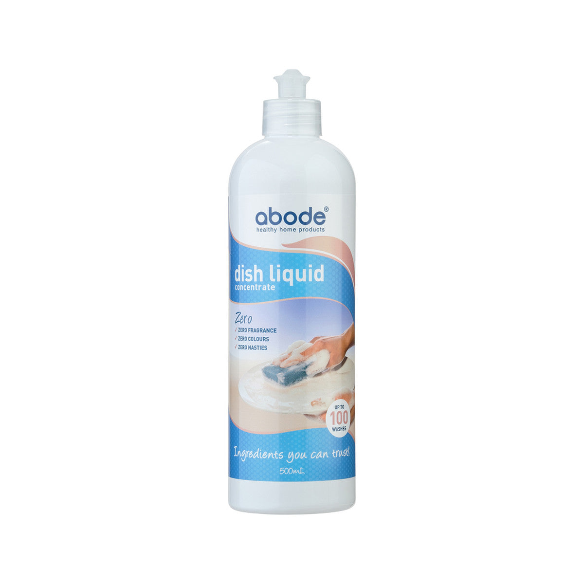 Abode Dish Liquid Concentrate Zero 500ml