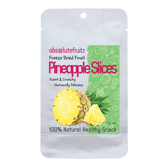 AbsoluteFruitz Freeze Dried Pineapple Slices 15g