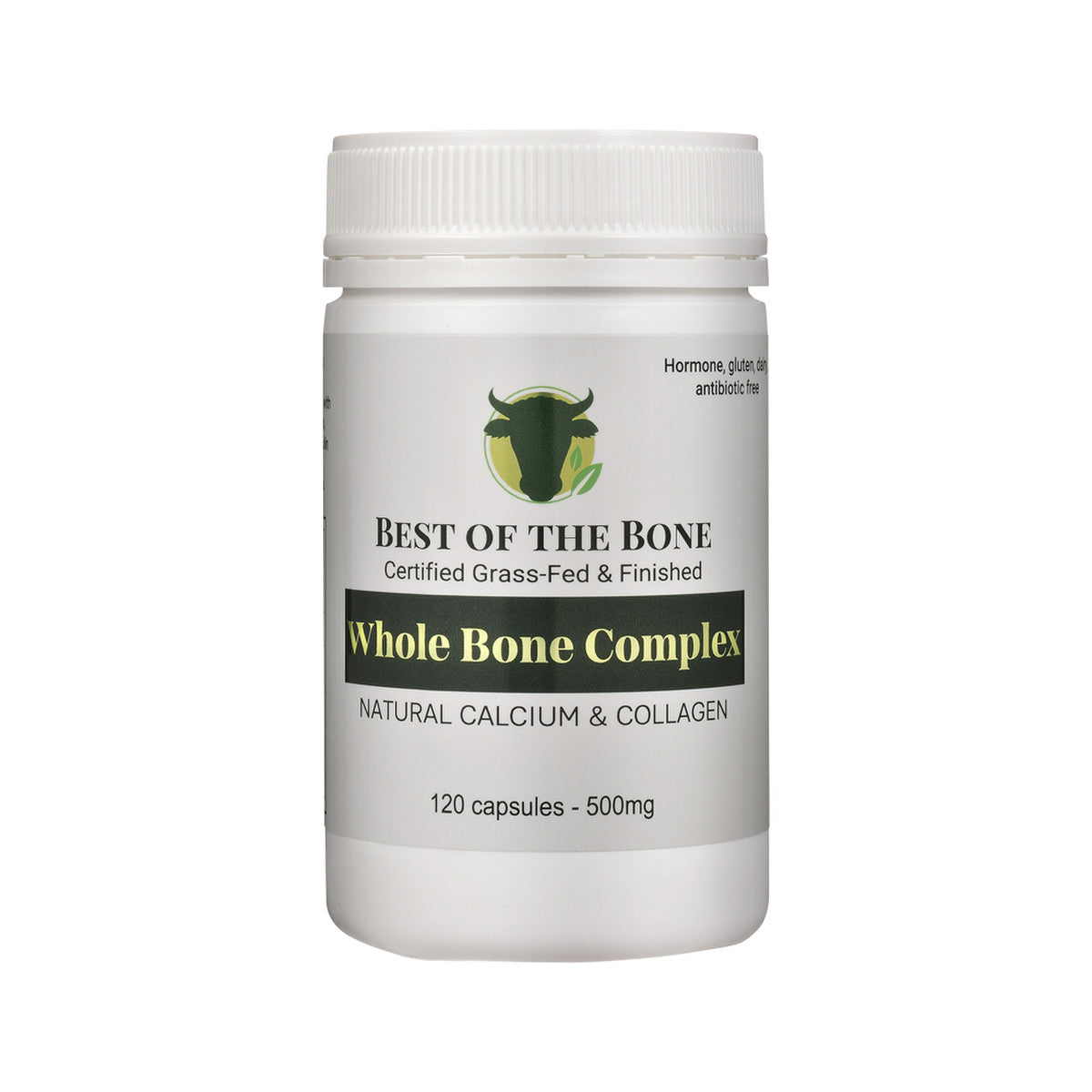 Best of the Bone Whole Bone Complex Natural Calcium & Collagen 120c