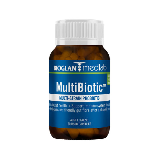 Bioglan Medlab MultiBiotic Multi-Strain Probiotic 60c