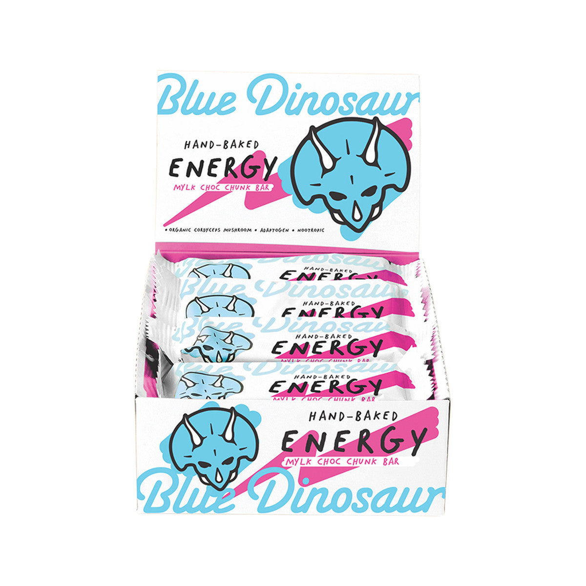 Blue Dinosaur Energy Bar Mylk Choc Chunk 45g x 12 Display