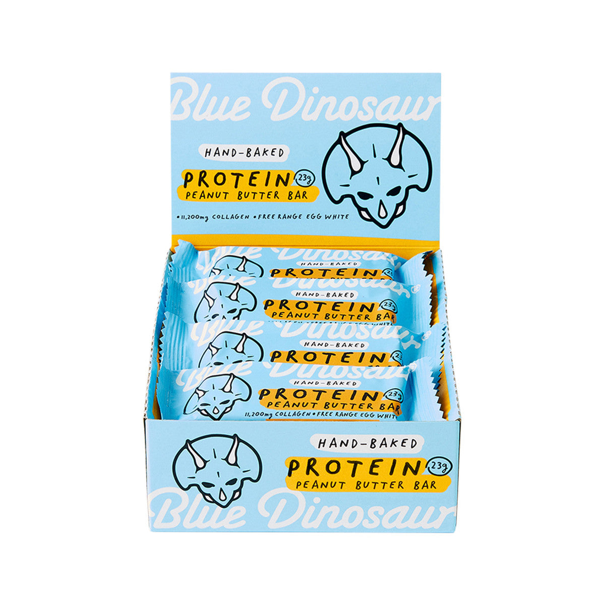 Blue Dinosaur Protein Bar Peanut Butter 60g x 12 Display