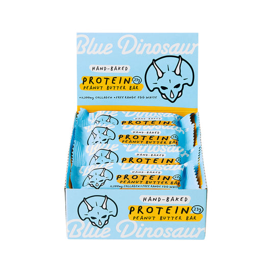 Blue Dinosaur Protein Bar Peanut Butter 60g x 12 Display