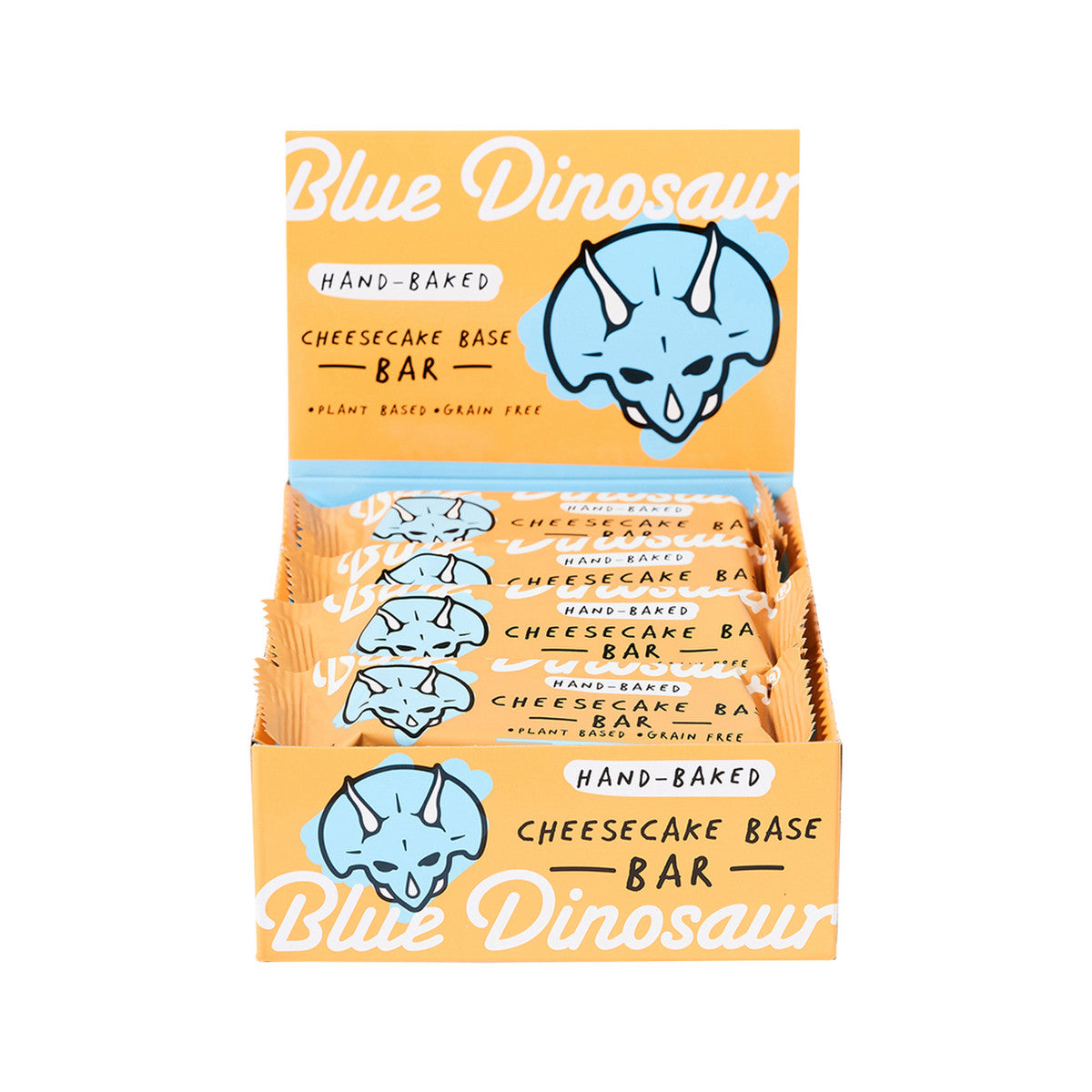 Blue Dinosaur Snack Bar Cheesecake Base 45g x 12 Display