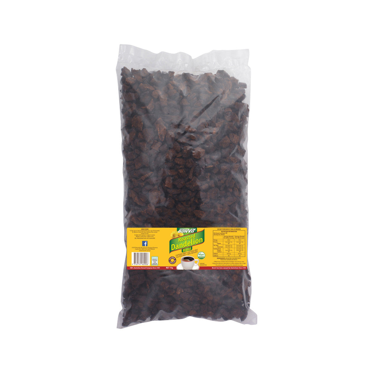 Bonvit Roasted Dandelion Blend Coarse Ground 1kg