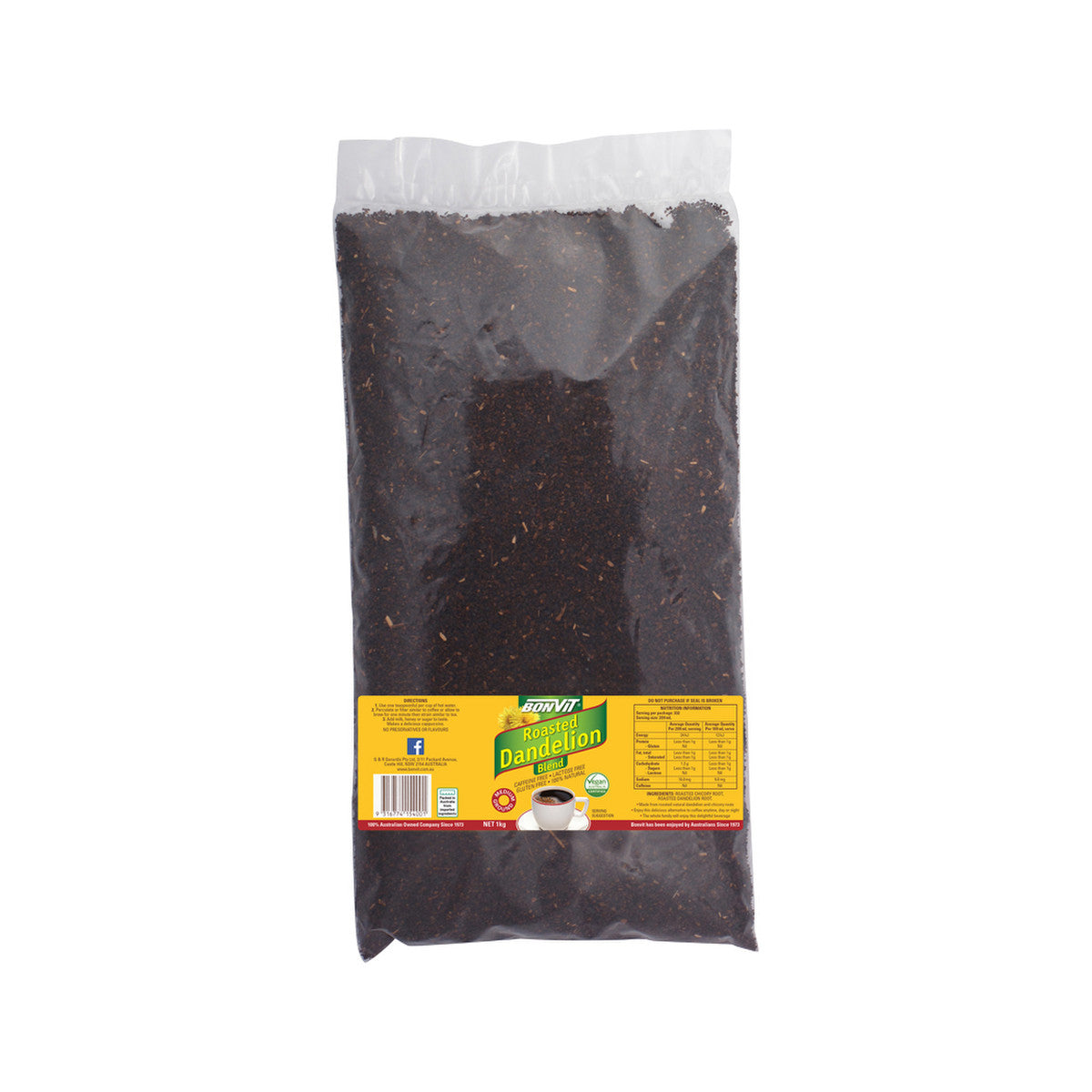 Bonvit Roasted Dandelion Blend Medium Ground 1kg