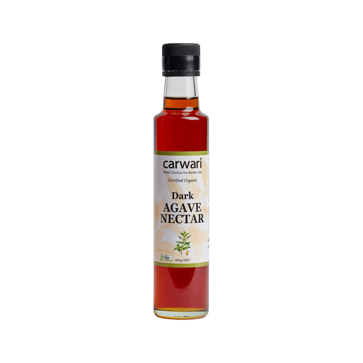 Carwari Organic Agave Nectar Dark 350g