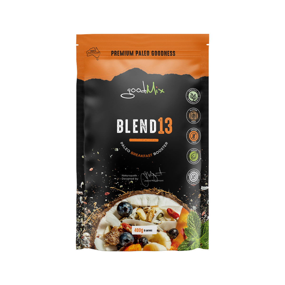 GoodMix Superfoods Blend 13 (Paleo Breakfast Booster) 400g