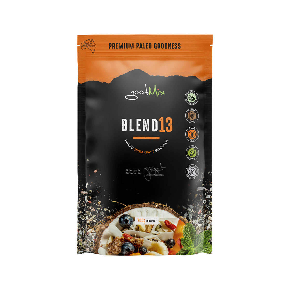 GoodMix Superfoods Blend 13 (Paleo Breakfast Booster) 800g