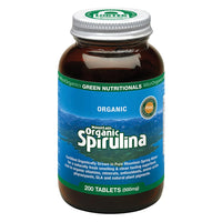 Green Nutritionals Organic Spirulina Mountain 500mg