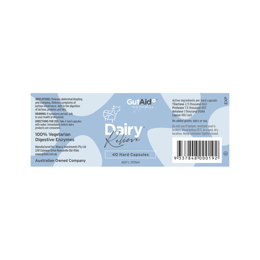 GutAid Dairy Relieve 40c