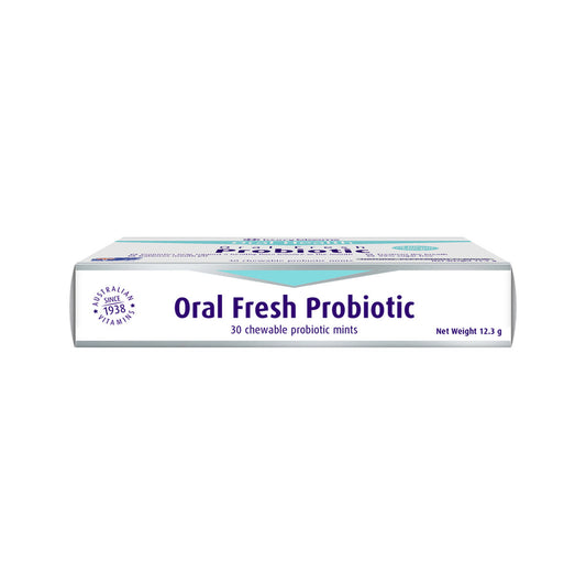 Henry Blooms Oral Health Oral Fresh Probiotic Chewable Peppermint x 30 Pack