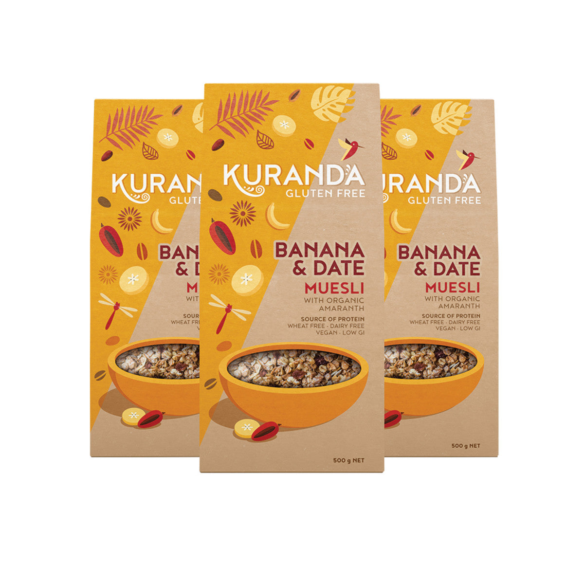 Kuranda Wholefoods Gluten Free Muesli Banana & Date 3kg