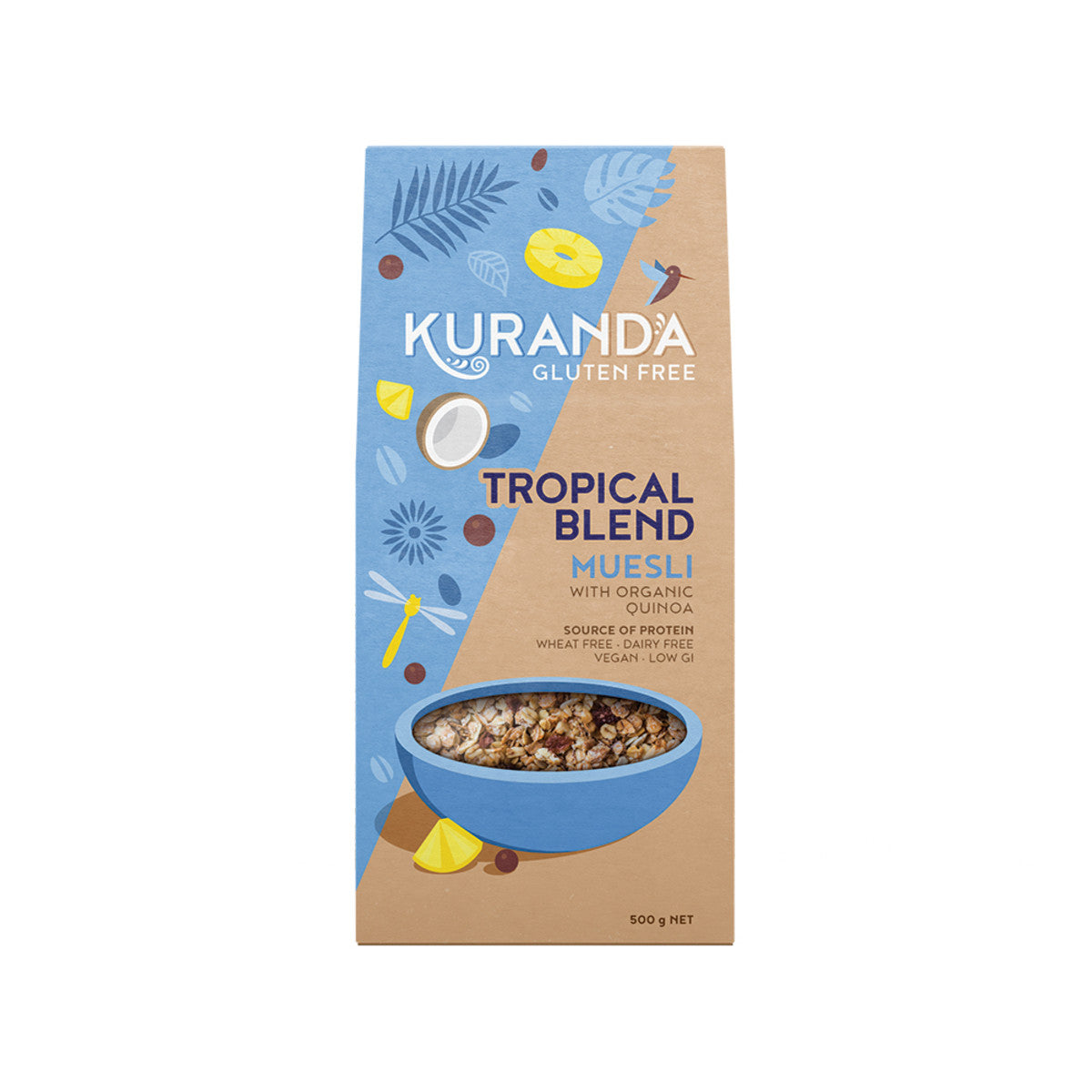 Kuranda Wholefoods Gluten Free Muesli Tropical Blend 500g