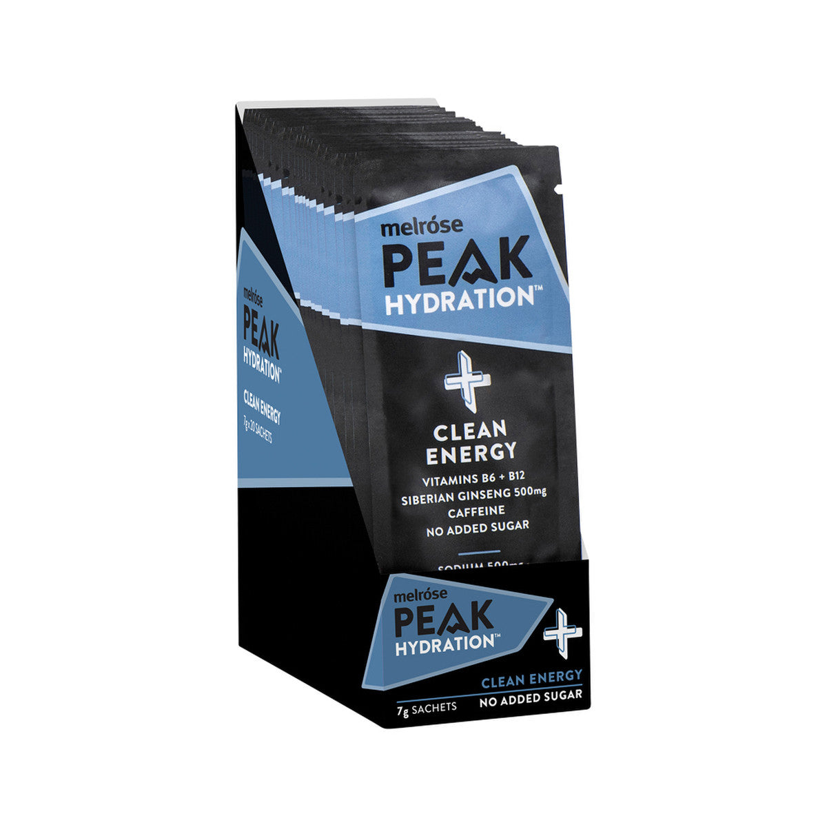 Melrose Peak Hydration + Clean Energy Cold Brew Coffee Sachet 7g x 20 Display