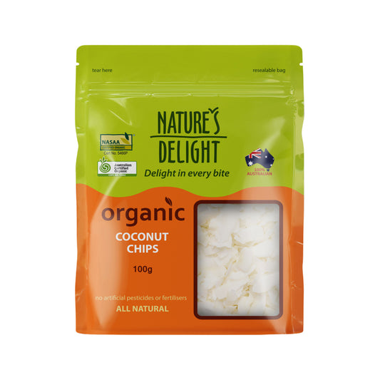 Nature's Delight Organic Coconut Chips 100g